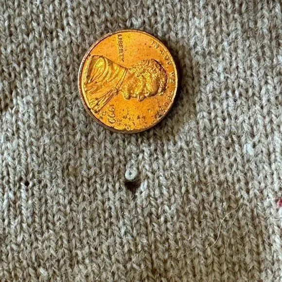 Vintage Berk V Neck Argyle Sweater 100% Lambswool Made in Scotland Sz 44 Bust - Picture 7 of 11